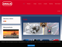 Tablet Screenshot of amaliepetroquimica.com